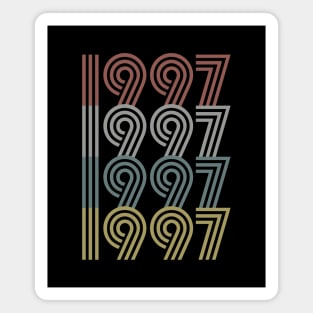 1997 Birth Year Retro Style Magnet